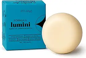 Rituária Fórmula Lumini, Sabonete Clareador Natural com Niacinamida, Argila Branca e Óleos Essenciais, para Peles Sensíveis e Oleosas