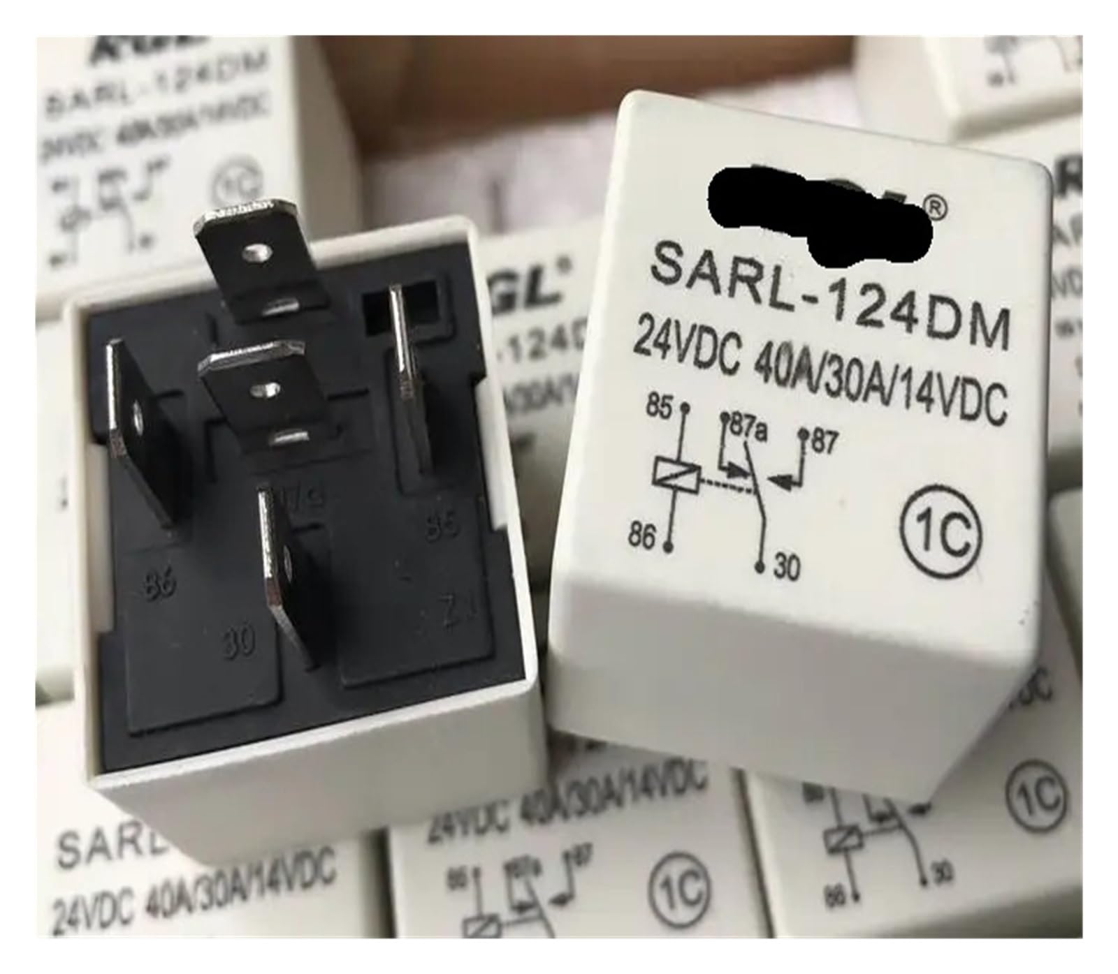 Relais SARL-124D NISZA haute puissance 40A pour protection de circuit 24V