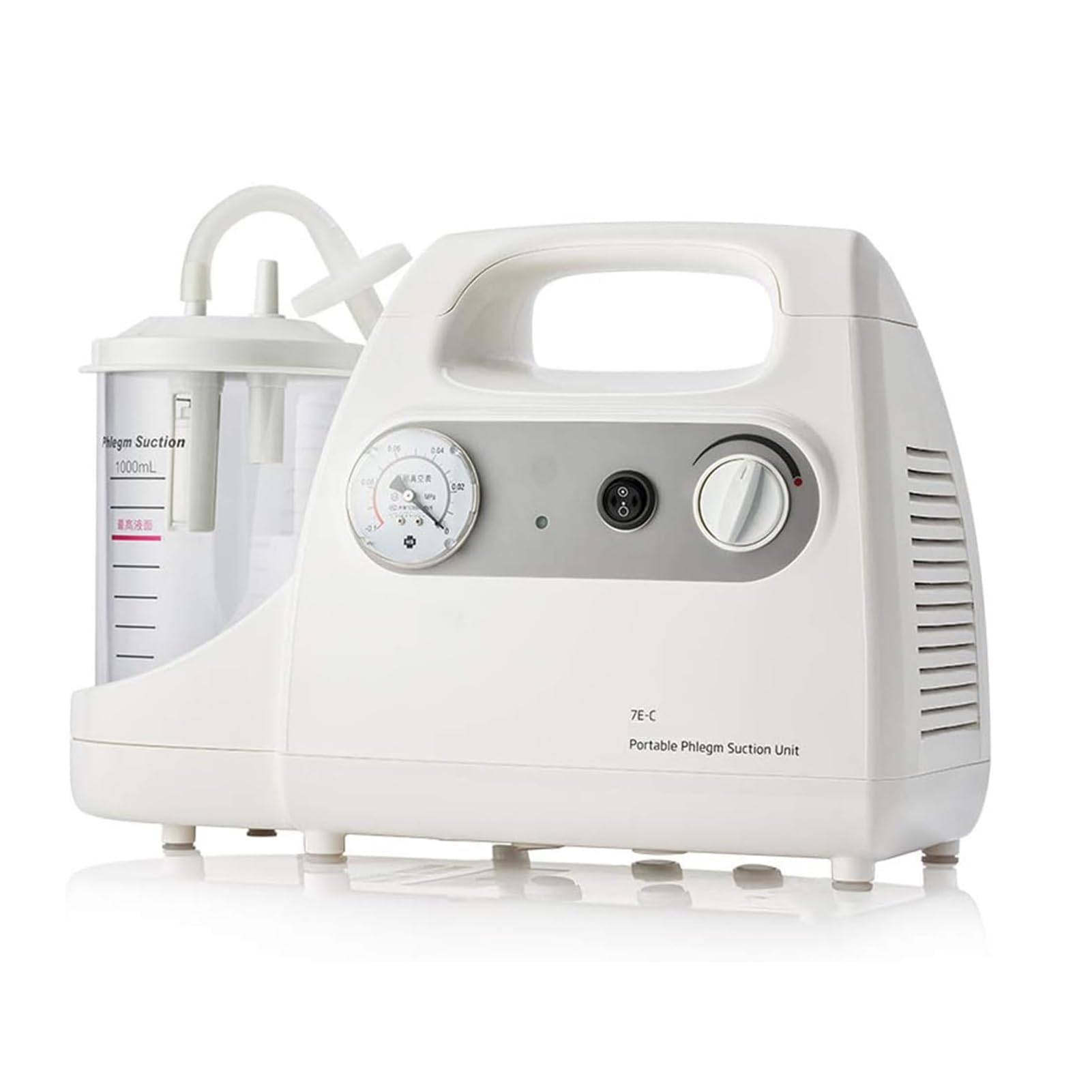Aspiratore portatile per muco e catarro, pompa elettrica per espettorato con 25 tubi usa e getta, ideale per anziani e bambini a casa