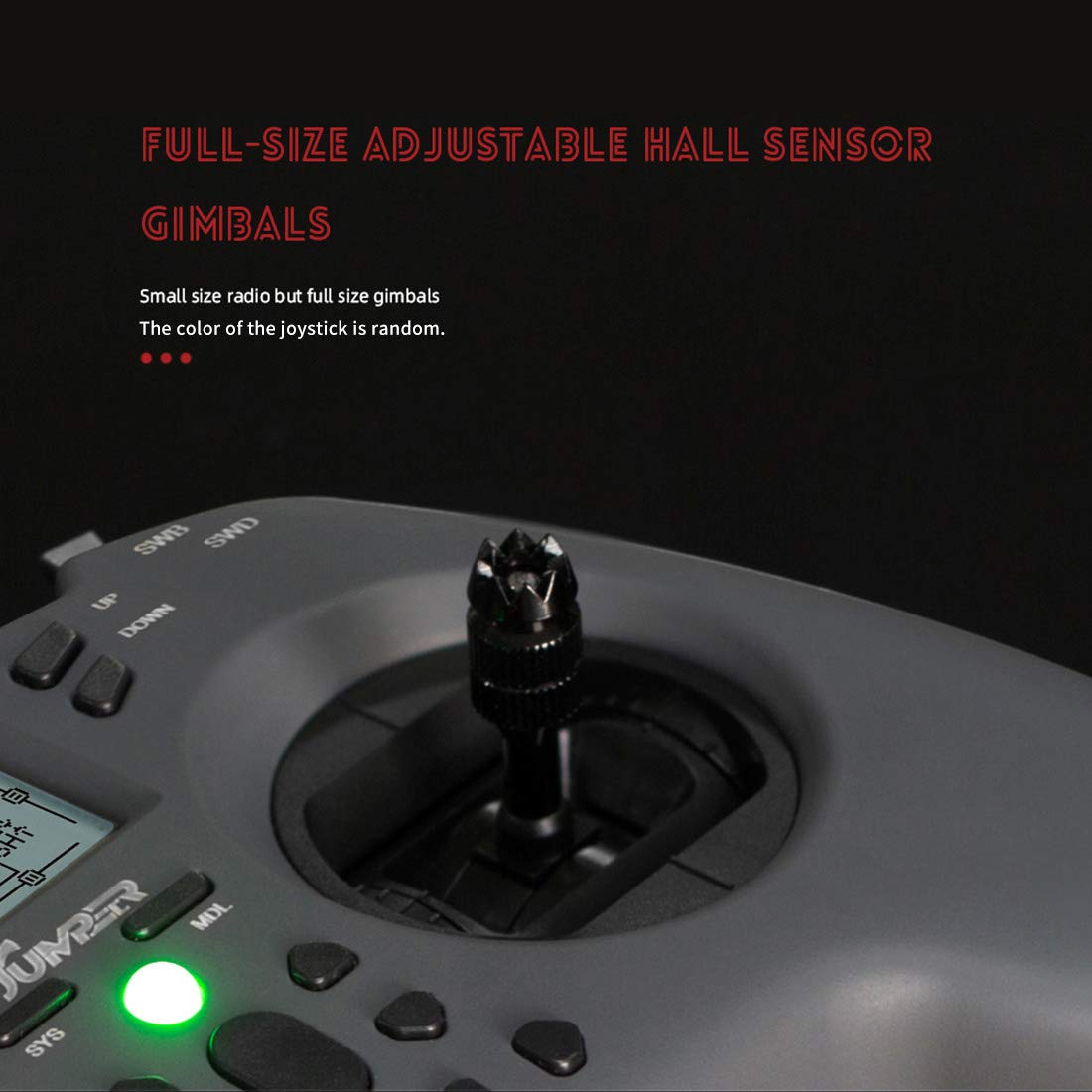 ホビーラジコン Jumper T-Lite CC2500 / JP4IN1 Jumper-XYZ T-LITE 16CH RC Transmetteur Capteur Hall Cardans