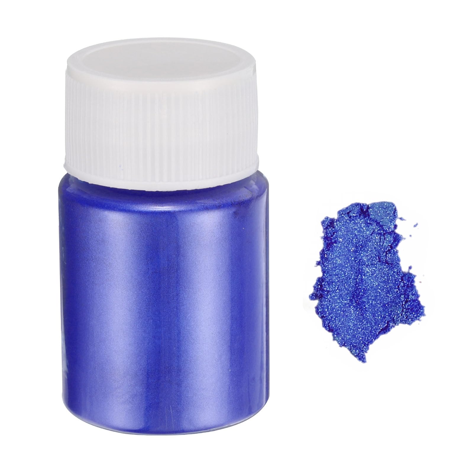 sourcing map 15g/0.5oz Mica Powder Natural Resin Epoxy Pigment Powders for Casting Resin, Car Paint, DIY Arts and Crafts, Sapphire Blue