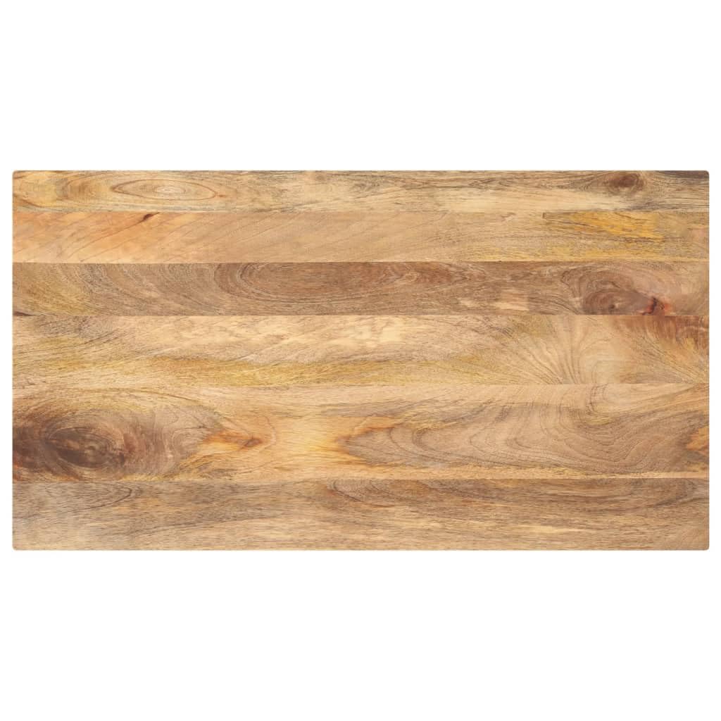 vidaXL Piano per Tavolo 100x70x3,8cm Rettangolare Legno Massello Mango