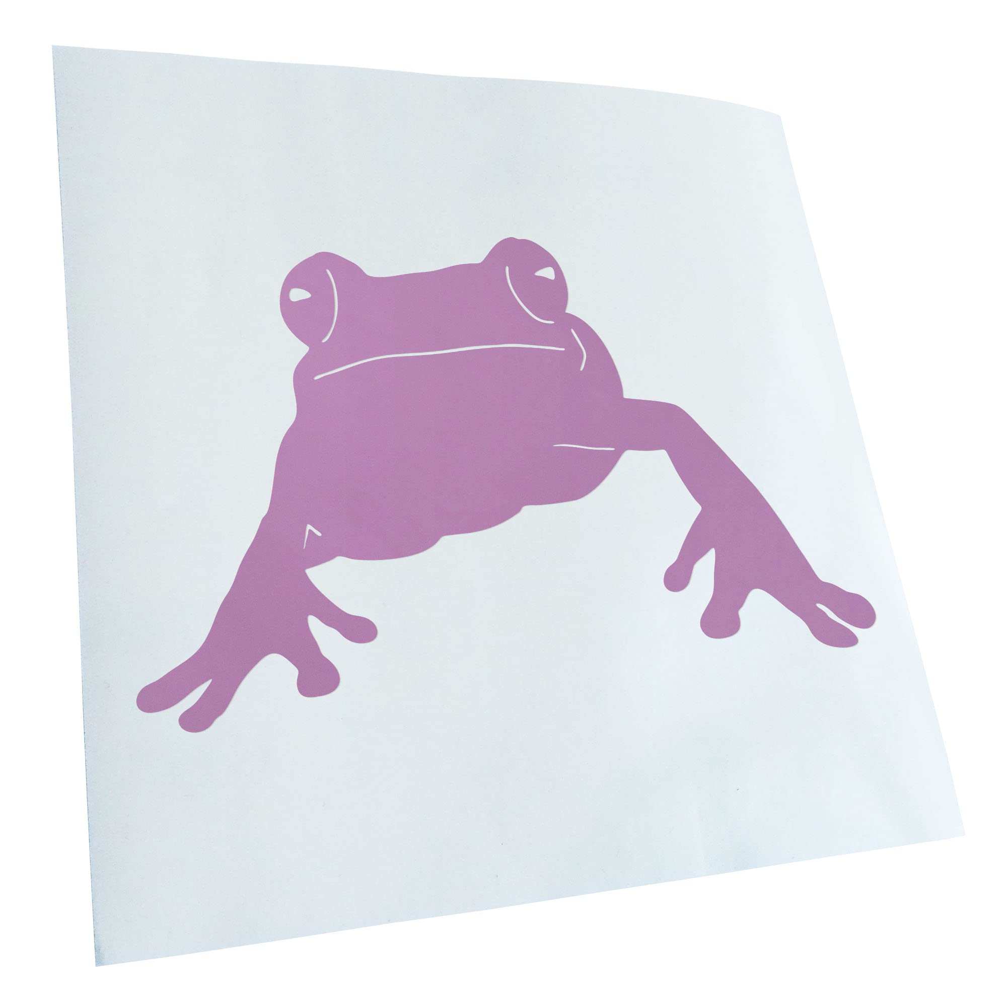 Kiwistar - Car Sticker - Lilac - 50 x 31 cm Frog Frog Pond - Rear Window Car Sticker Weatherproof for Car Truck Moped Truck - Sticker Exterior Self-Adhesive Tuning Accessories for Window Vehicle
