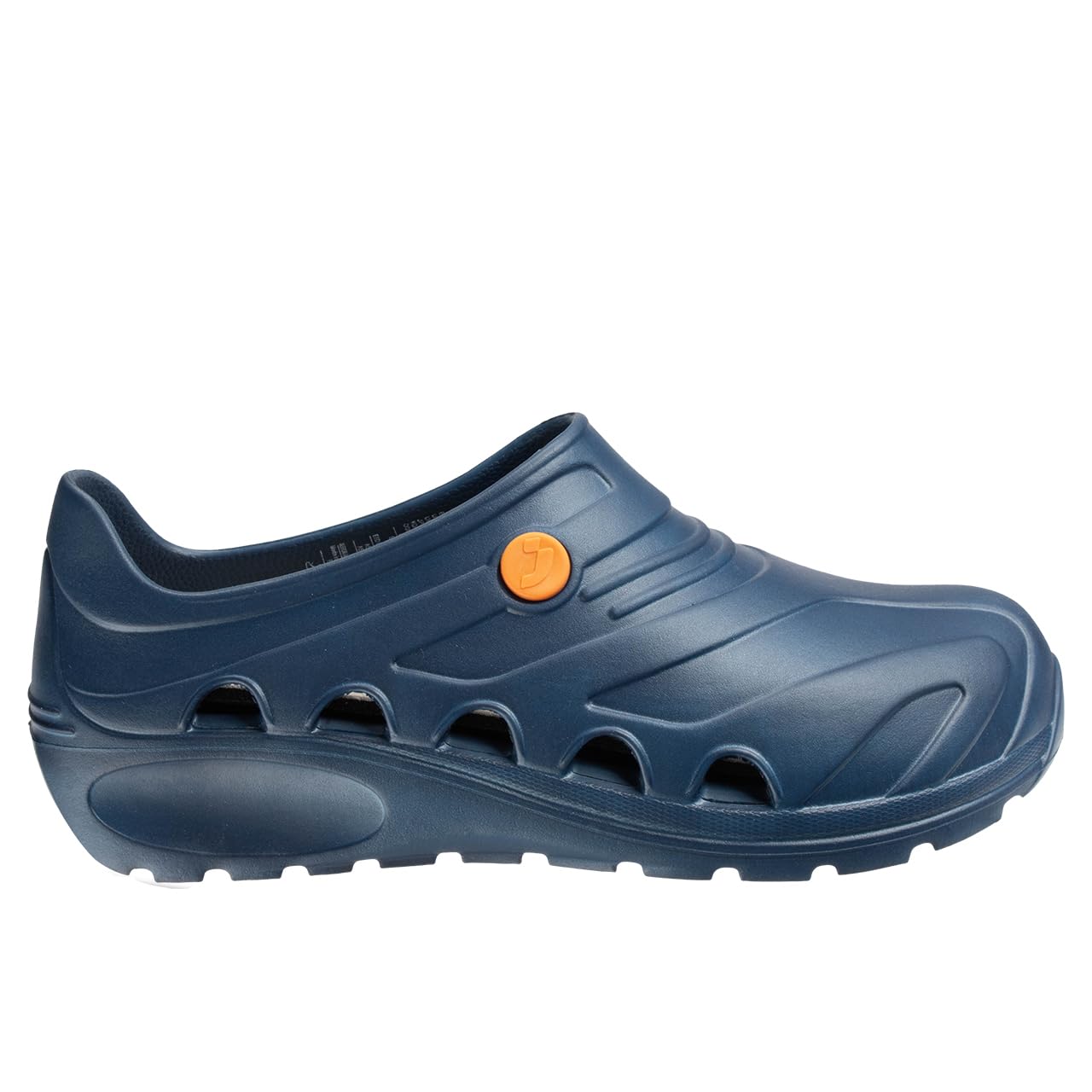 Safety Jogger Lightweight Clog Women - Slip On Clog for Men, Anti-Slip, Anti-Bacterial, Anti-Static and Anti-Fungal, Navy Blue, UK 10,5/11 EU 45/46