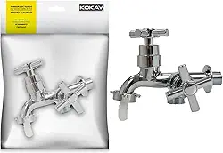 Kokay Torneira Tanque/Máquina Lavar 2 Saídas Abs Cromado