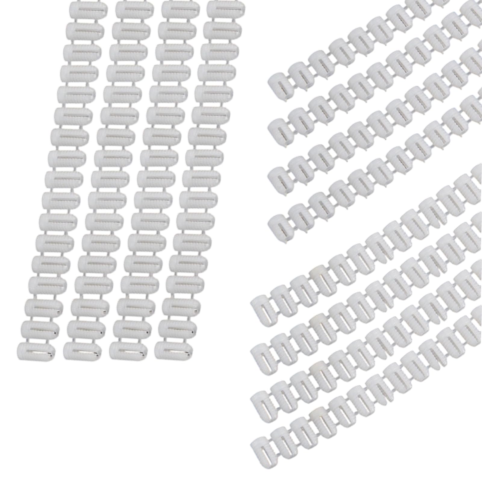 Tasselli di Espansione per Cerniere 300 Pezzi, Inserti in Plastica Bianca per Pannelli Mobili Armadio Scrivania Sedia