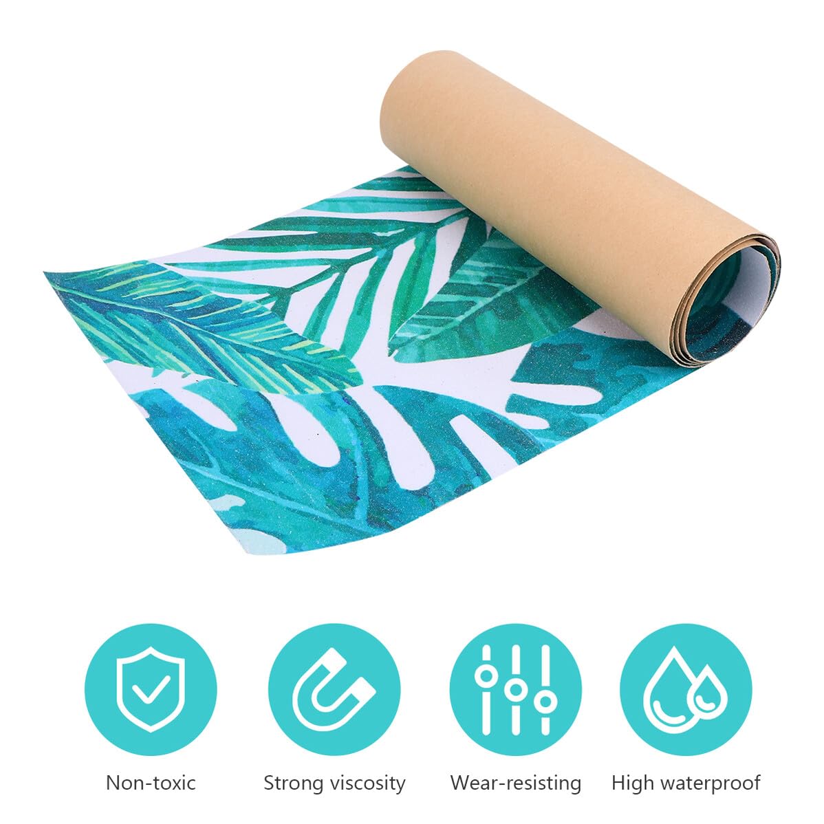 Autocollants Antidérapants Épais pour Scooter et Skateboard Film Mat Résistant à Usure Décoratif et Protecteur Autocollants Auto-adhésifs Durables pour Planche et Longboard