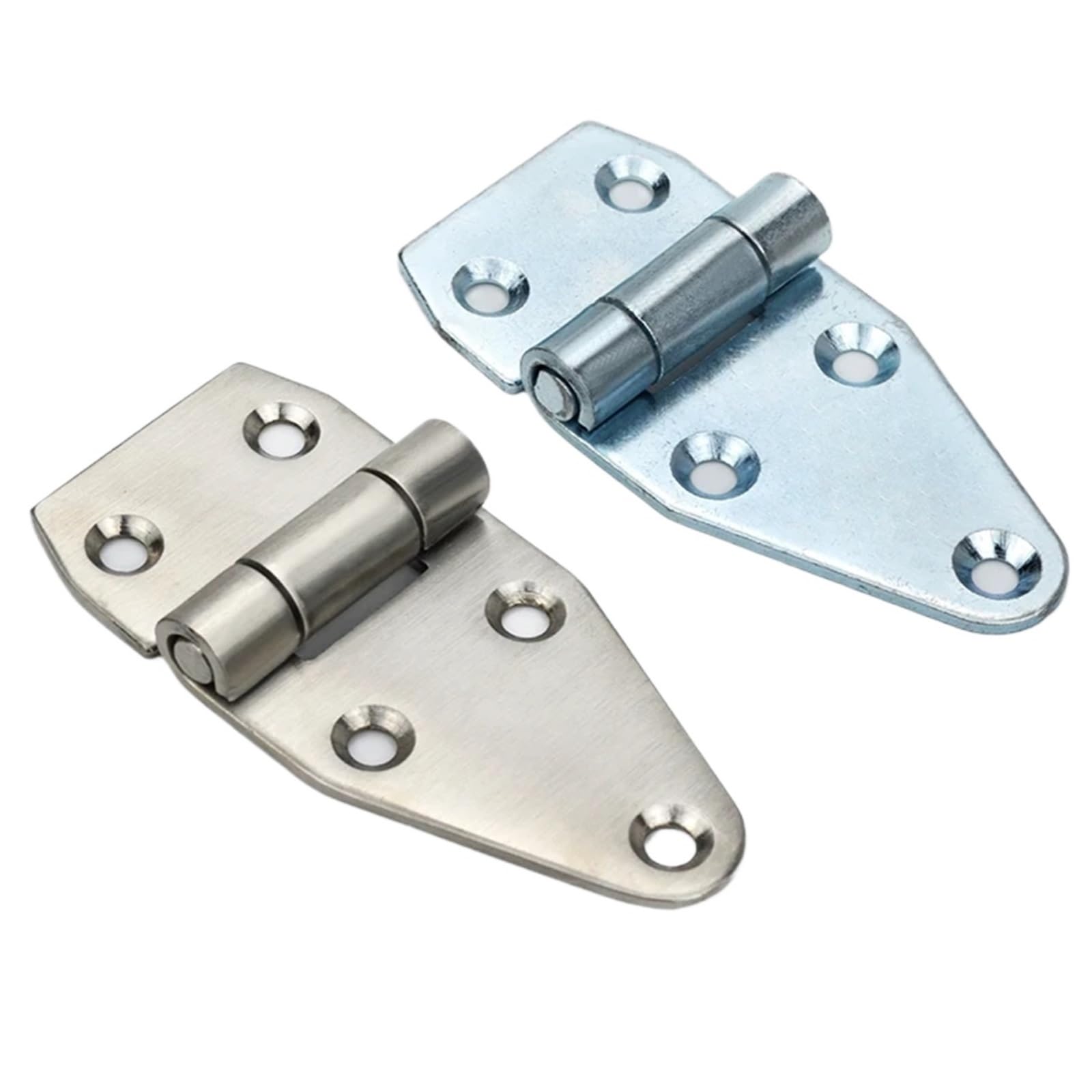 Charnière triangulaire inox CL107 penture renforcée pour meuble de jardin et coffre