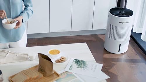 Miniatura 5 de YougetTech Humidificadores para toda la casa humidificadores evaporativos de humedad constante de 4 velocidades humidificadores sin niebla para bebé