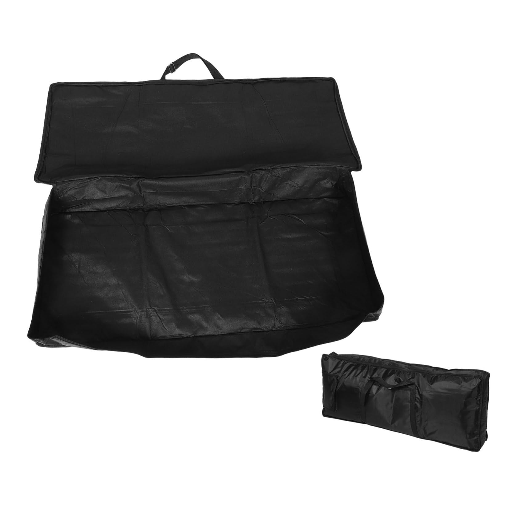 Borsa per Tastiera Elettronica 61 Tasti Argento Oxford | Imbottitura Ispessita, Doppie Tracolle, Scomparto per Spartiti e Accessori, Formato Portatile