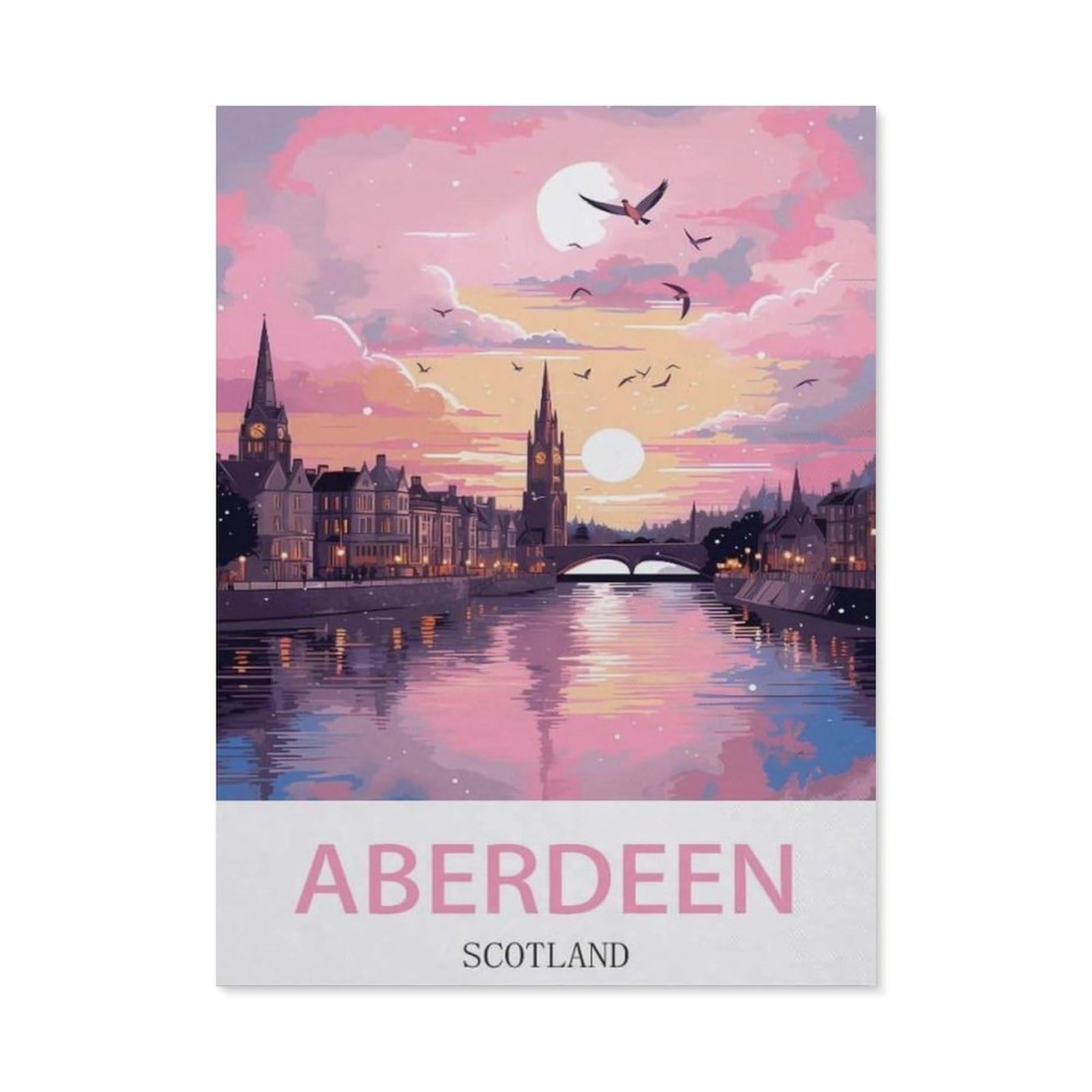 Metal Signs，Aberdeen Scotland(30x40cm）