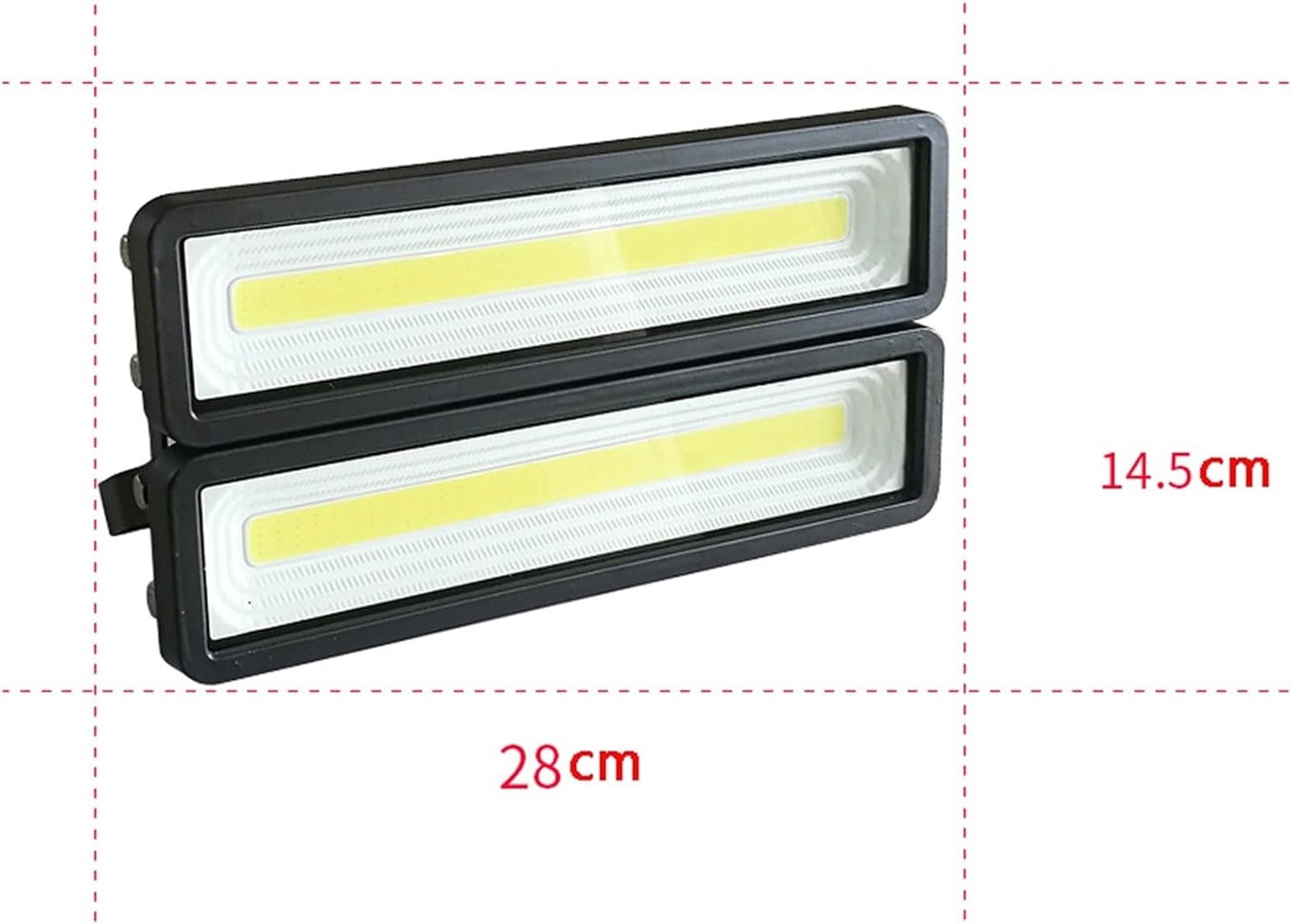 lampy solarne do użytku na zewnątrz, Lampy zabezpieczające obiektyw, IP65 i wysoka przepuszczalność światła Białe światło Reflektor roboczy LED do magazynu, ogrodu, dachu(Warm Light,50W)
