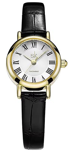 Elegant Women’s Watch Small Dial Roman Numerals Business Dress Analog