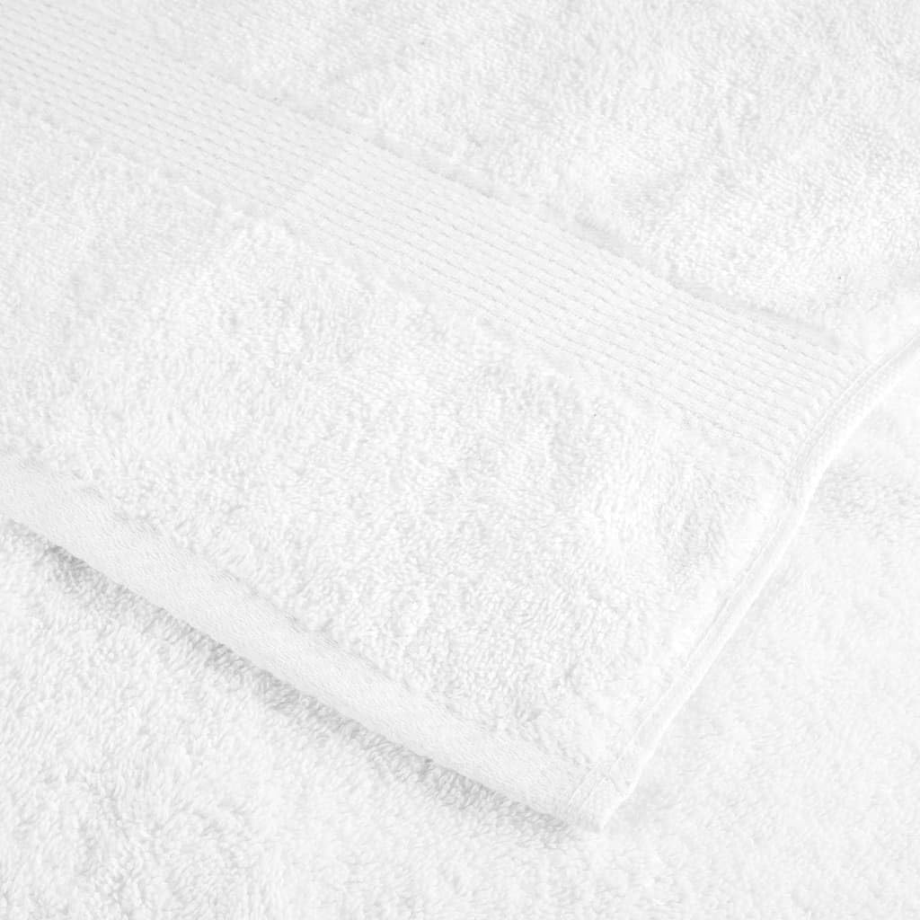 vidaXL Asciugamani per Sauna SOLUND 25 pz Bianchi 80x200cm 600gsm 100% Cotone, Asciugamano, Asciugamano Super Morbido, Asciugamano Sauna Nudo
