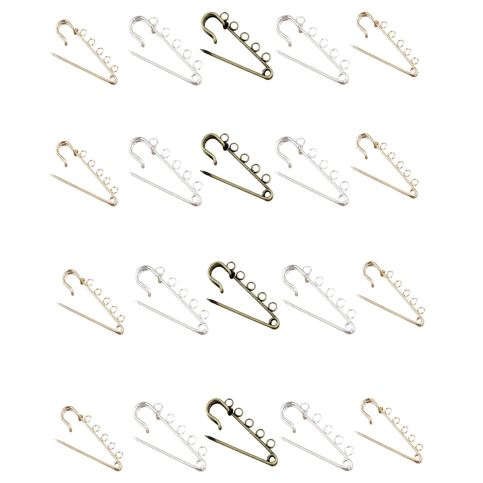Zeiwohndc Multipurpose Sturdy Metal Pin for Craft Fashion Designs and Home Decoration Large Screws