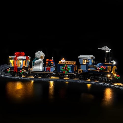 Miniatura 4 de Kit de luces compatible con Lego 10361 Holiday Express Train - No solo el modelo, accesorios de iluminación LED compatibles con Lego 10361