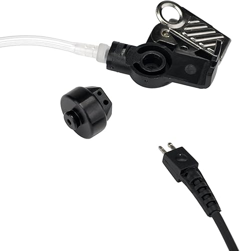 Miniatura 5 de KS K-STORM Auricular de tubo acústico de vigilancia de 1 pin de 0.138 in receptorescucha solo compatible con radios bidireccionales o micrófono