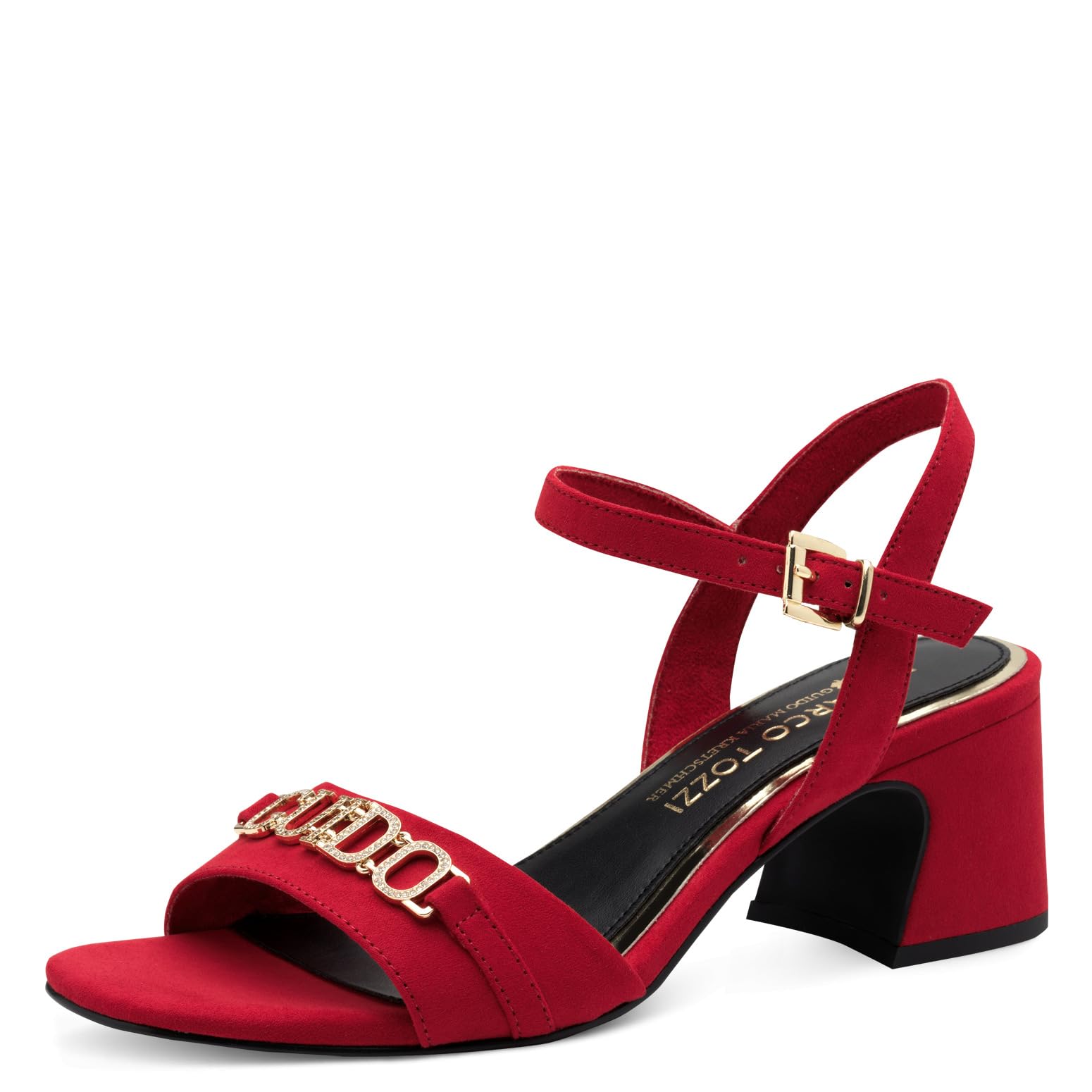 MARCO TOZZI Women's 2-88304-44 Heeled Sandals, red, 6 UK