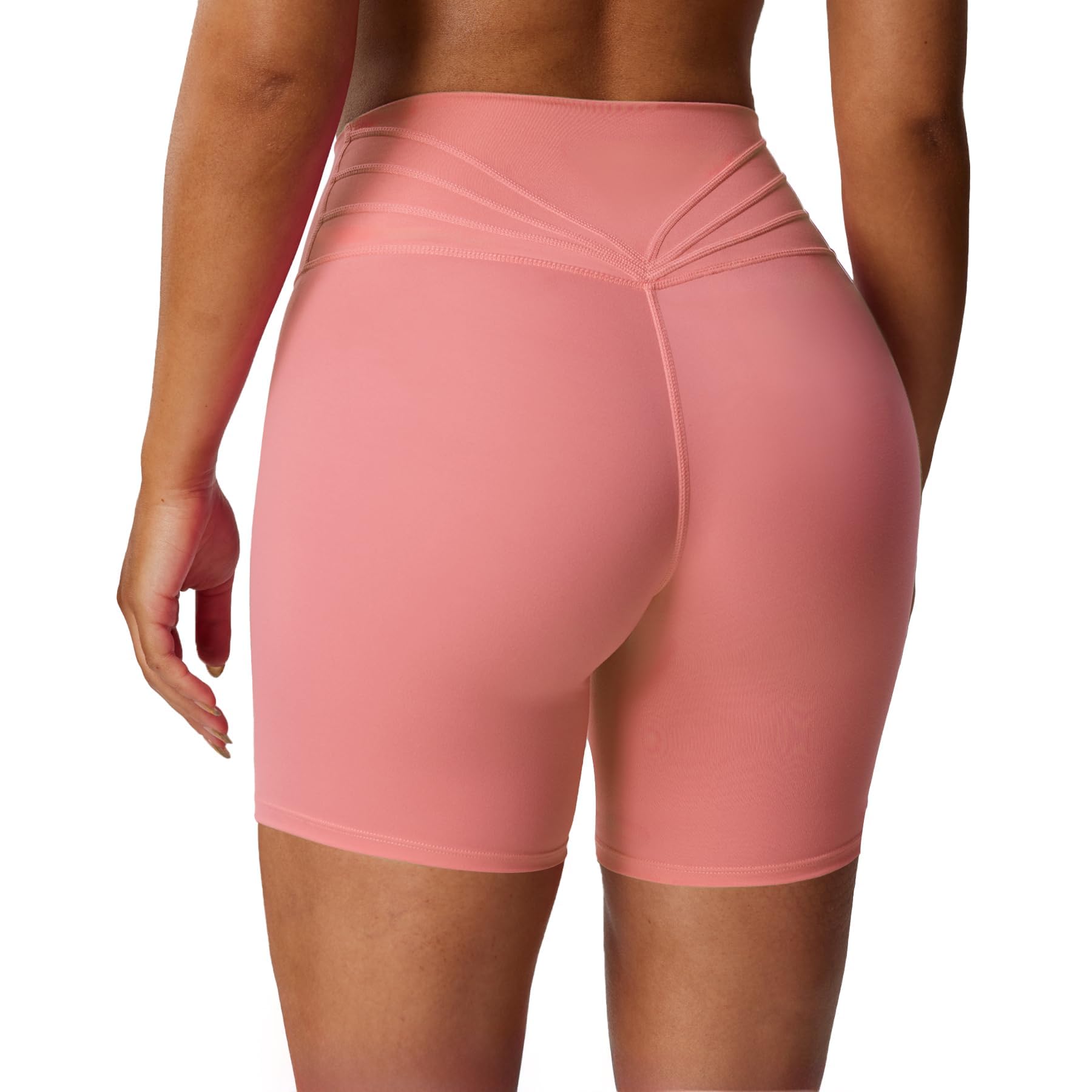 Aoxjox Trinity High-Waist Biker Shorts 6"