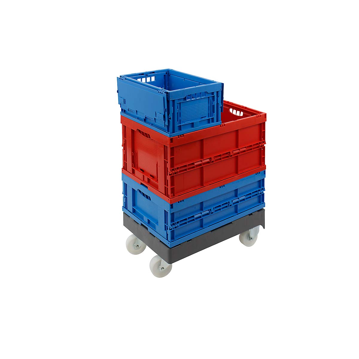 Lot De 2 Roulettes De Transport 600x400 Mm – Charge 200 Kg – Roues Verrouillables 100 Mm – Idéal Déménagement Meubles & Gros Objets