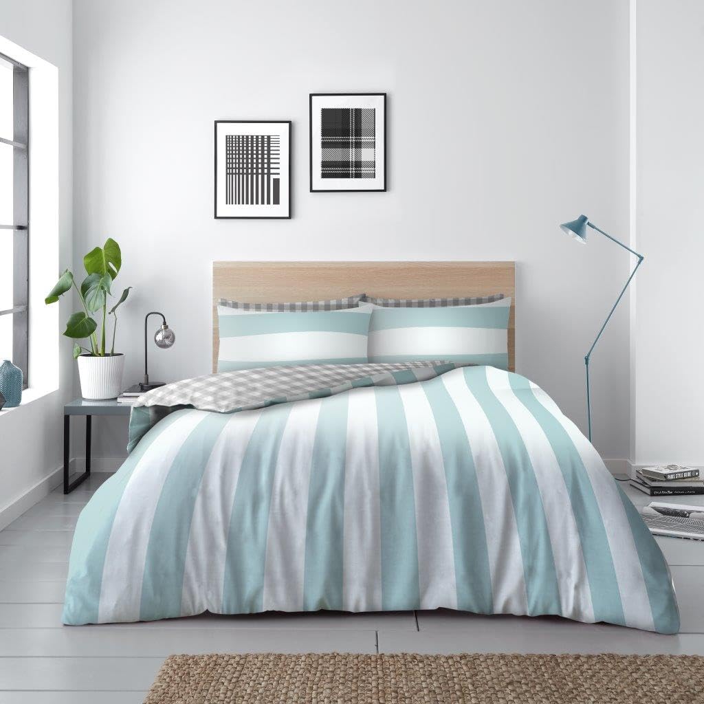 GC GAVENO CAVAILIA Double Duvet Cover - Reversible Bedding Quilt Covers Double Bed Sets - Breathable Comforter Bed Set (200 X 200Cm) With Pillow Cases - Soft Linen