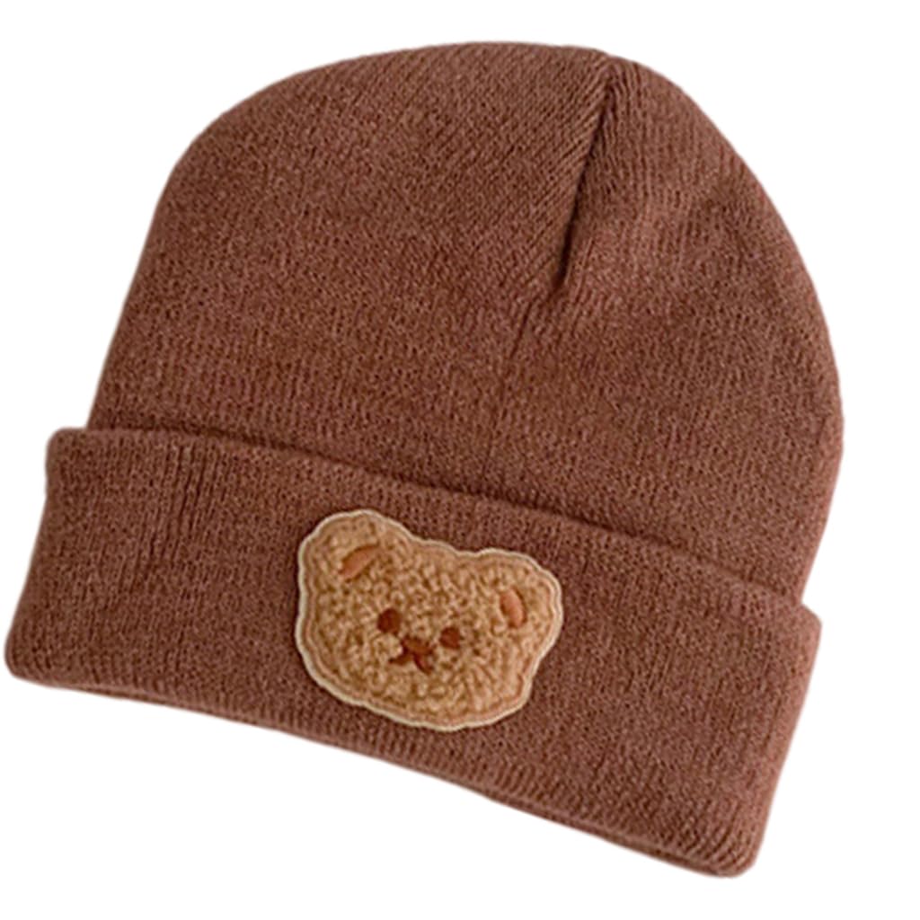 FackLOxc Baby Bonnet Hat Soft Comfortable Newborns Fetal Caps Fashionable Knotted Hat Elastic Bonnet Trend Headwear Unisex Khaki