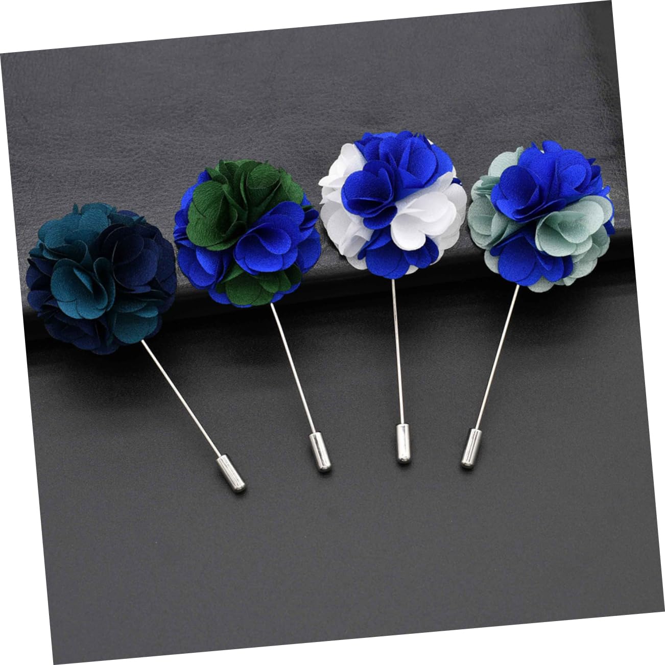 VALICLUD Korsage Kleiden Revers Für Männer Dekoration Anzug-boutonniere Männer Brosche Revers Ansteckblume Hochzeitsdeko Stoffkunst-kragennadel Lange Metallnadel (kupfer)