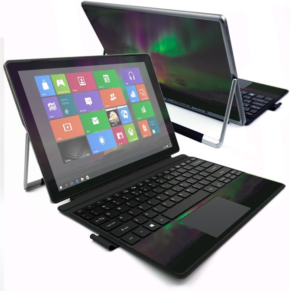 MightySkins Skin Compatible with Acer Switch Alpha 12"- Aurora Borealis | Protective, Durable, and Unique Vinyl Decal wrap Cover | Easy to Apply, Remove, and Change Styles | Made in The USA