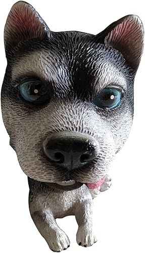 Miniatura 2 de 11CM Husky Siberiano Perro Bobbing Cabeza Asintiendo Perro Decoración Del Coche