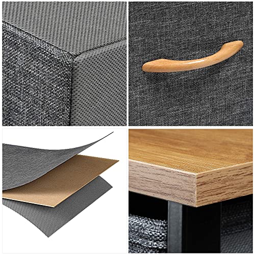 YITAHOME Chest of Drawers, Cationic Fabric 7-Drawer Storage Organizer Unit for Bedroom Living Room Closet, Sturdy Steel Frame, Easy Pull Fabric Bins & Wooden Top, Fabric Dresser - Image 7