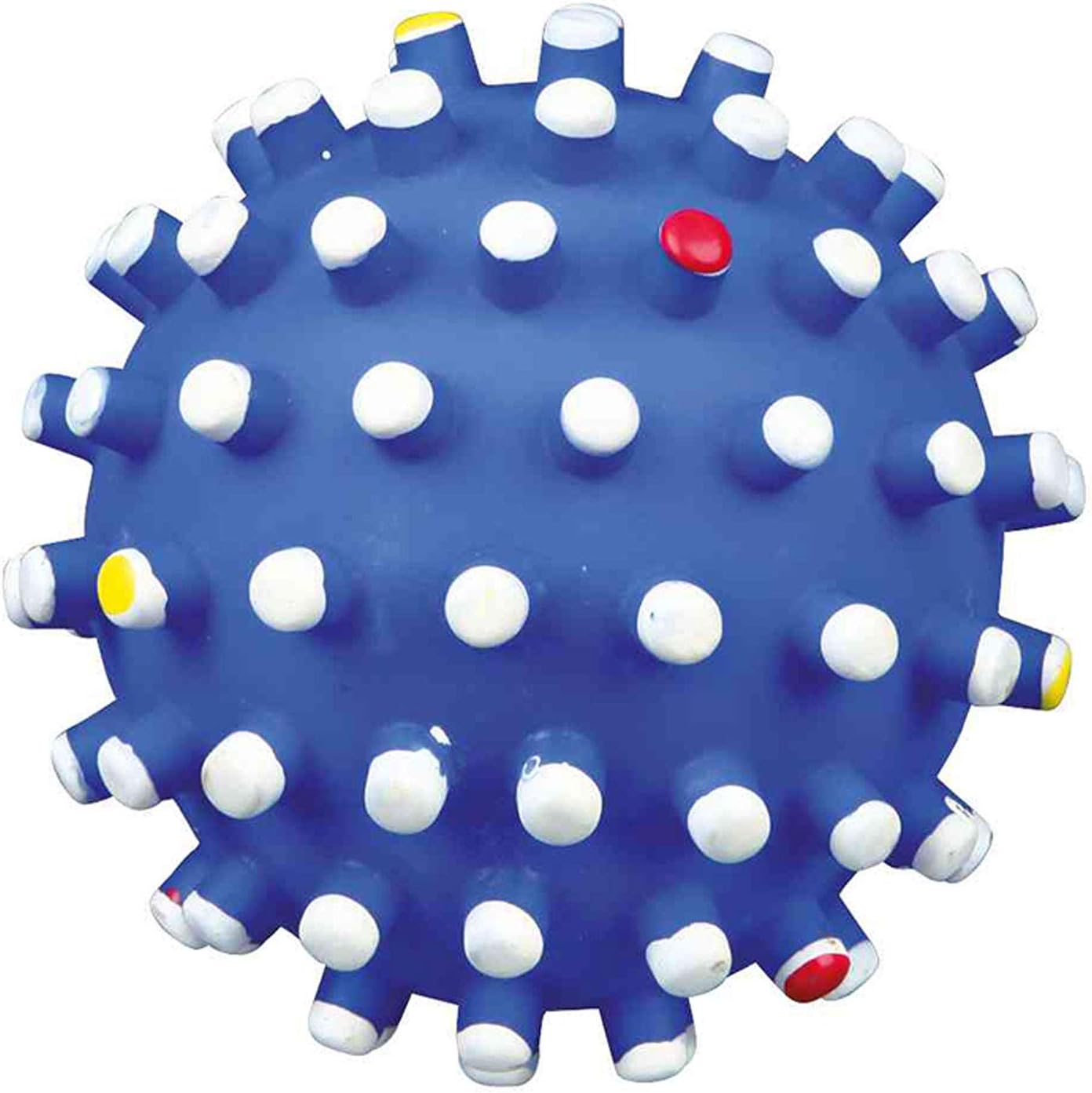 TRIXIE hedgehog ball for dogs lime, ø 10 cm, 3429, vinyl, for fetching with squeaker - Image 4