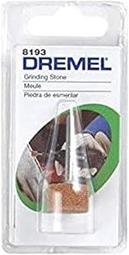 Paquete de 5 piedras de molienda de óxido de aluminio Dremel 8193 de 5/8 pulgadas con vástago de 1/8 pulgadas