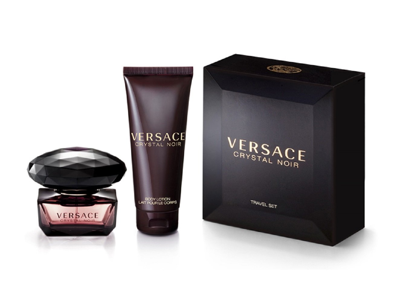 versace crystal noir body lotion price