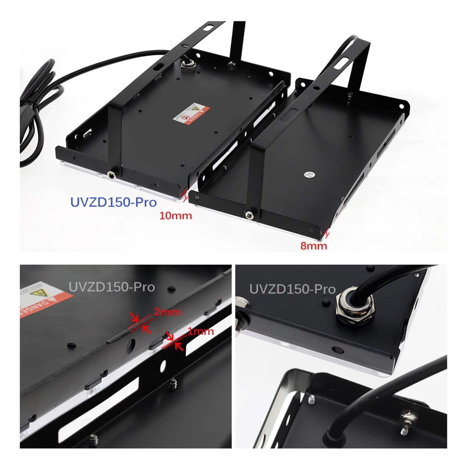 Lampa utwardzająca UV UV Light LED Floodlight 50W 100W 150W 395nm Glue Fluorescent FOR Fashion Party Curing Aquarium(100W)
