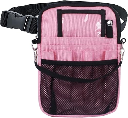 Riñonera de enfermería 4 en 1, bolsa para cinturón de herramientas de enfermería con almacenamiento para estetoscopios, soporte de cinta, tijeras de
