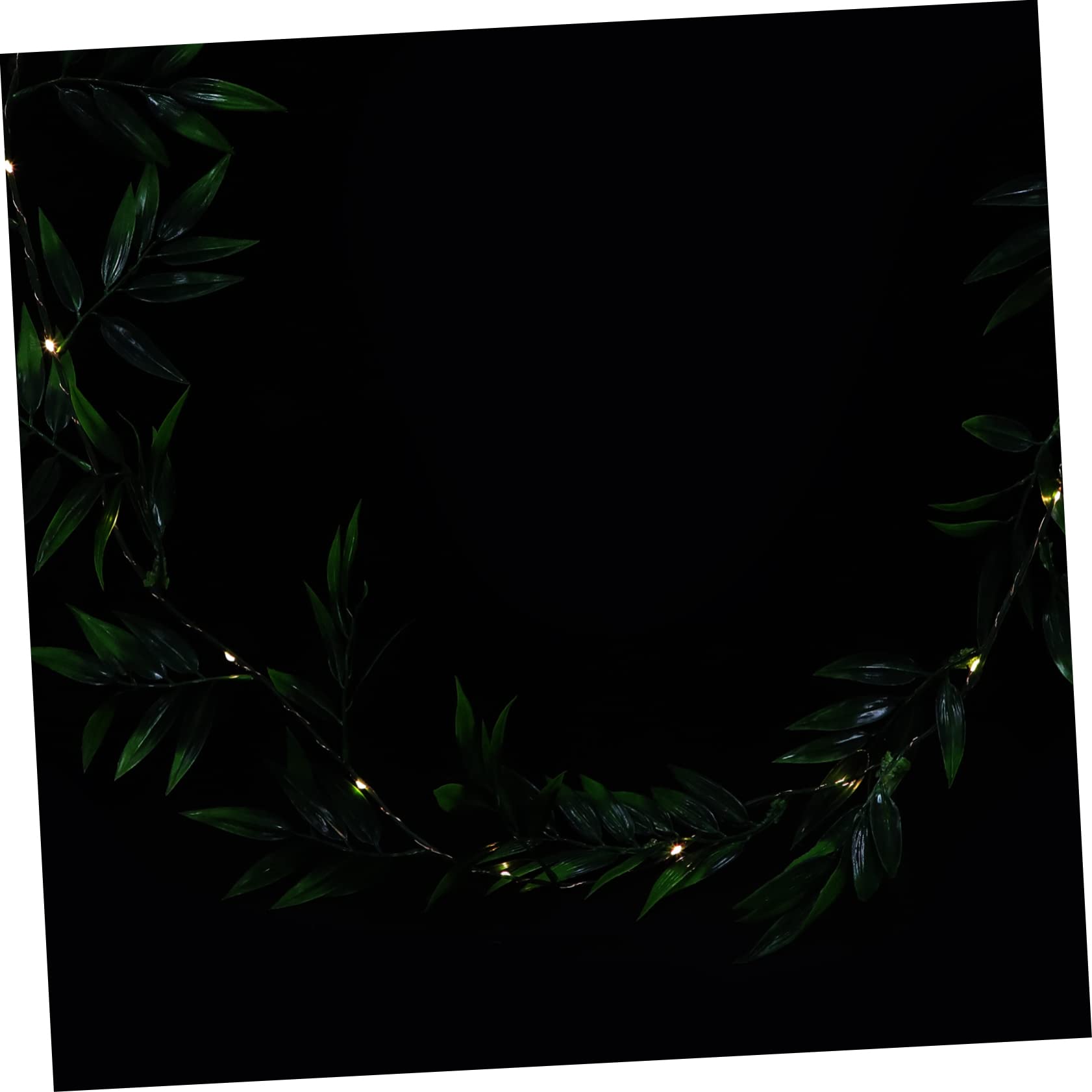 AmosfunString Monstera Leaf Vine Halloween Decor Halloween Embellishments Artificial Salix Leaf Lamp Outdoor Party Decoration Wedding Decorations Home Decor Leaf Decor Jungle