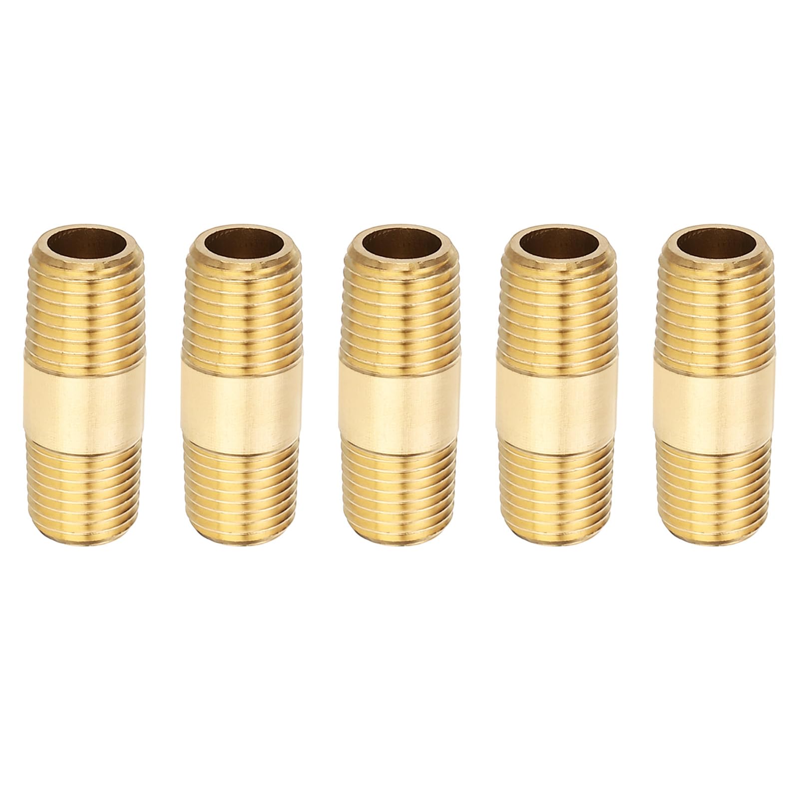 Niple de latón NPT 1/4" PATIKIL para eliminar fugas de agua y aceite en conexiones