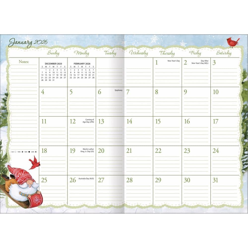 Lang, Gnome Sweet Gnome Taschenplaner 2026
