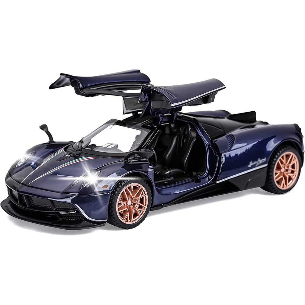 DEUSON ECOM 1:24 Diecast Metal Car Model Hayura Toy Car for Kids Sound and Light Pull Back, Blue (B0BW8XB19L) Amazon Price History, Amazon Price Tracker