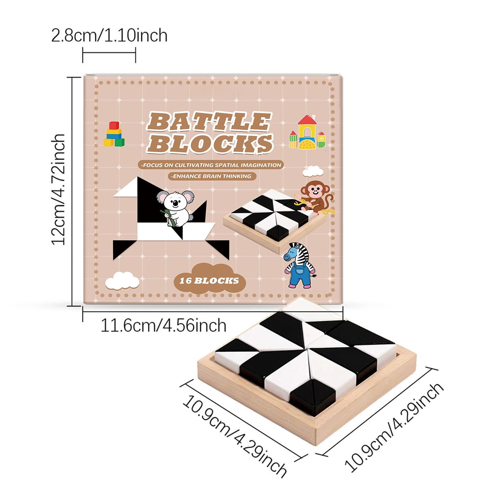 Würfel Puzzle Mit Aufbewahrungsschale Pädagogisches Steckpuzzle