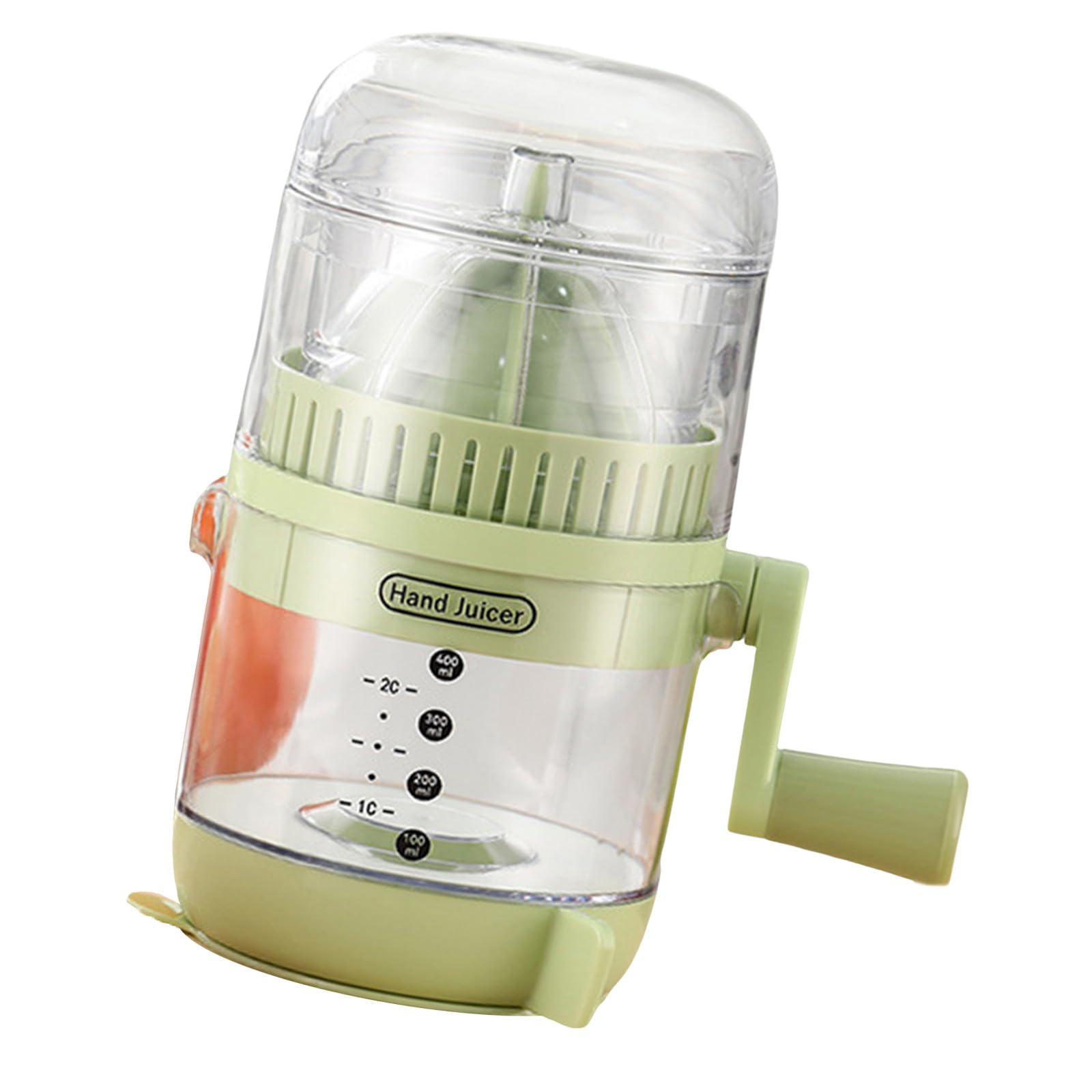 Xjdzineq Countertops Juicer Squeezing Mechanism Detachable Component Sanitary Food Grade Construction Hand Operated Citruses Presses with Covers