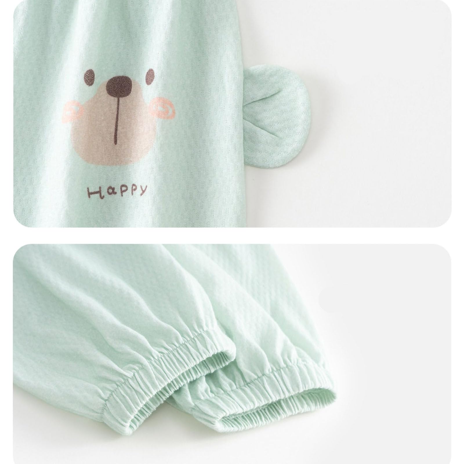 Pantaloni Estivi per Bambino Elastico in Vita Pantalone Baggy Traspiranti Pantaloncini Forma delle Orecchie Pantaloncino Leggeri Comodi Pantaloni Carino Casuale Abbigliamento per Tempo Libero