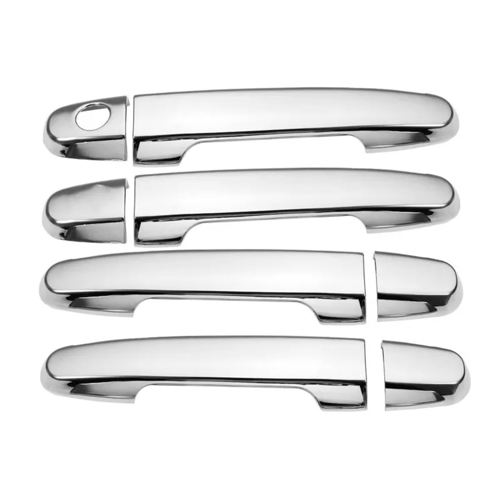 DSEQOPHH Outer Handle Cover Compatible with Toyota for Daihatsu for Terios for Bego for J200 2006-2016 Car Door Handle Cover Trim Chrome Carbon Fiber