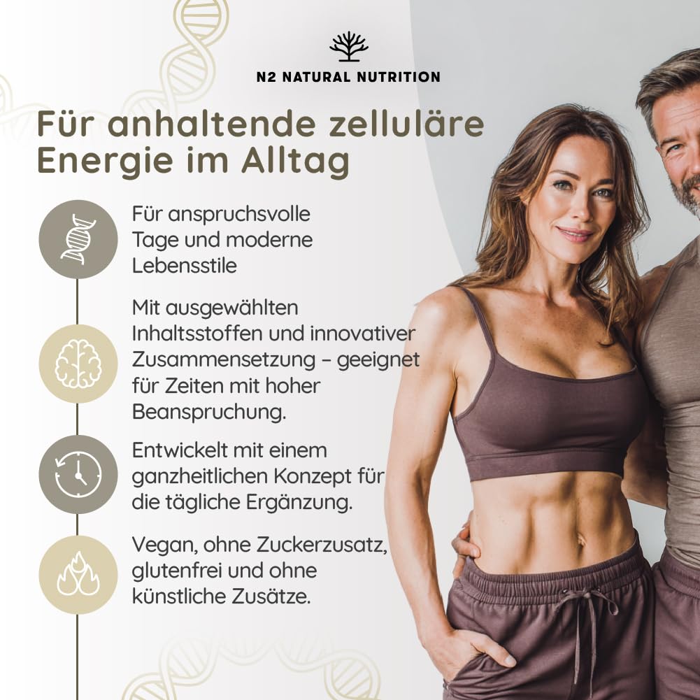 NAD Plus Resveratrol Kapseln 1100mg. Liposomal formel mit Nicotinamide Riboside, Niacin und Vitamin E. N2 Natural Nutrition