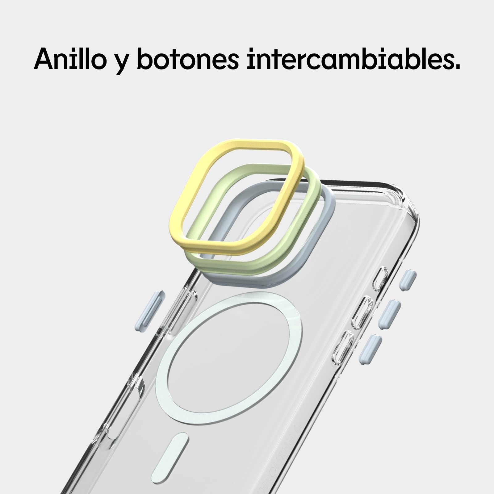 RHINOSHIELD Funda Clear Apta para MagSafe e iPhone 16 Pro | Fuerza magnética superior, tecnología antiamarilleamiento, alta claridad, resistente a golpes y grado militar.