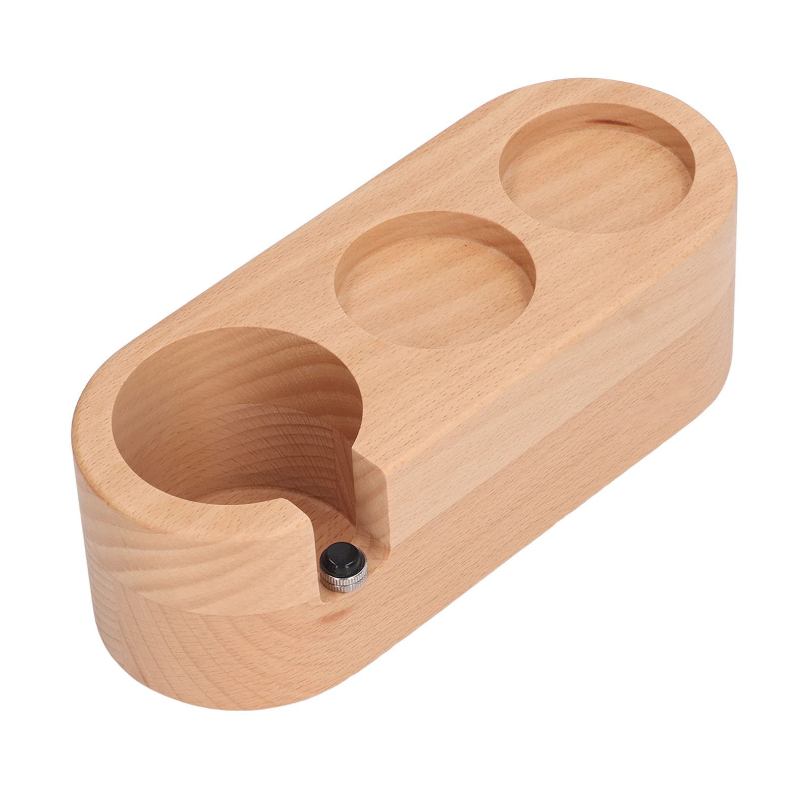 Kaffeefilter-Manipulationshalter aus Holz, 3 Löcher, Kaffeefilter-Manipulationshalter, verhindert Verrutschen, Espresso-Tamper-Halter, Ständer für die Kaffeezubereitung (51mm)