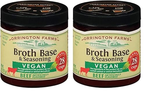 Orrington Farms Flavored Broth Base and Seasoning, Vegan Beef, 6 Ounce (Pack of 2)