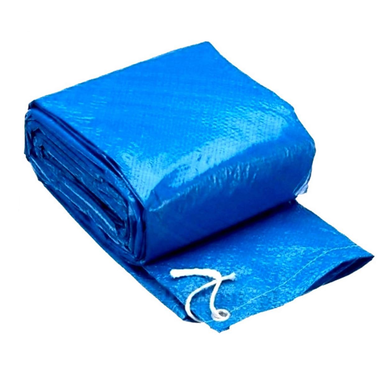 SHINEOFI Bâche de Protection pour Bassin PE Imperméable Antidérapante pour Bassins Tubulaires et Gonflables Couverture Pluie et Tapis Sol Bleu