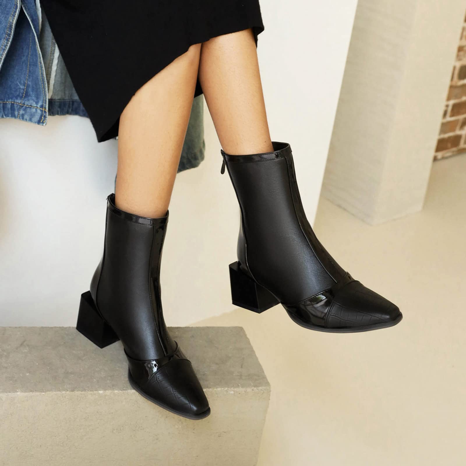 Stivaletto da donna con zip posteriore