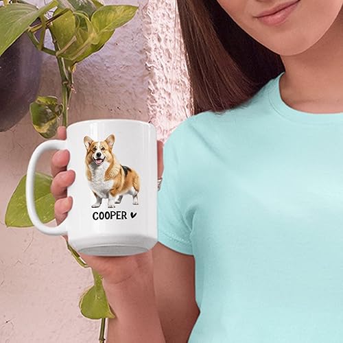 Miniatura 157 de Taza de café negra personalizada con nombre Chow Chow Chow de 11 onzas, taza de café blanca personalizada para perros Chow Chow, regalos para Chow